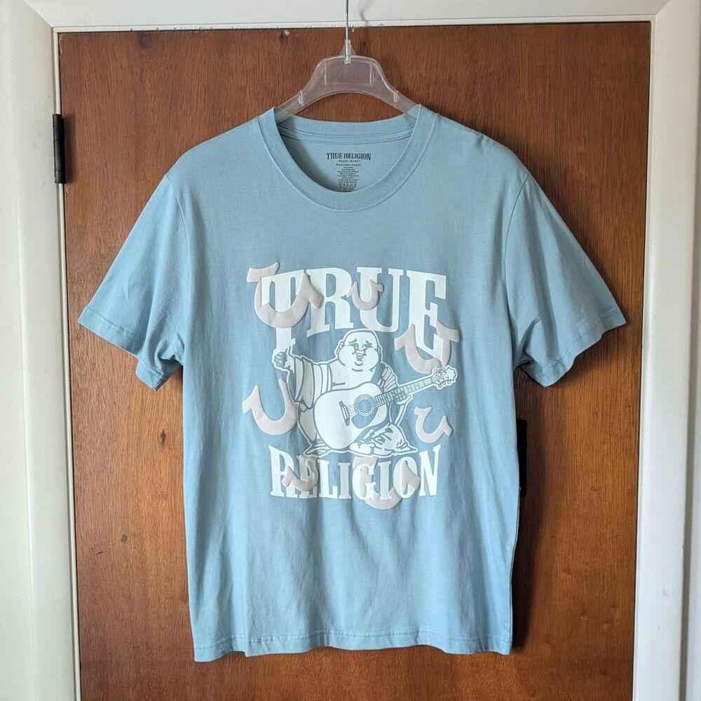 True Religion Buddha Logo T-Shirt Men's Size Medium NEW!